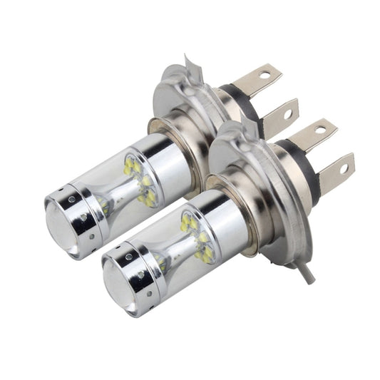 2 PCS H4 60W 1200 LM 6000K Car Fog Lights with 12 CREE XB-D LED Lamps, DC 12V