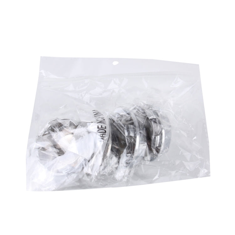 4 PCS Metal Car Styling Accessories Car Emblem Badge Sticker Wheel Hub Caps Centre Cover, Wheel Hub Caps B
