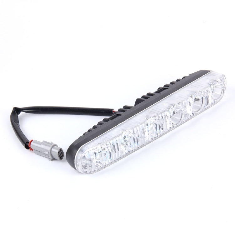 2 PCS LD-006 5730-6SMD 12W 1200LM 7000K White Light  Daytime Running Light.DC 12V, White Light+12W 1200LM/7000K