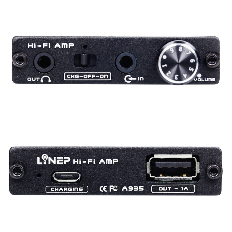 A935 Portable Headphone Amplifier Stereo Speaker Headset Amplifier, Support Power Bank, A935