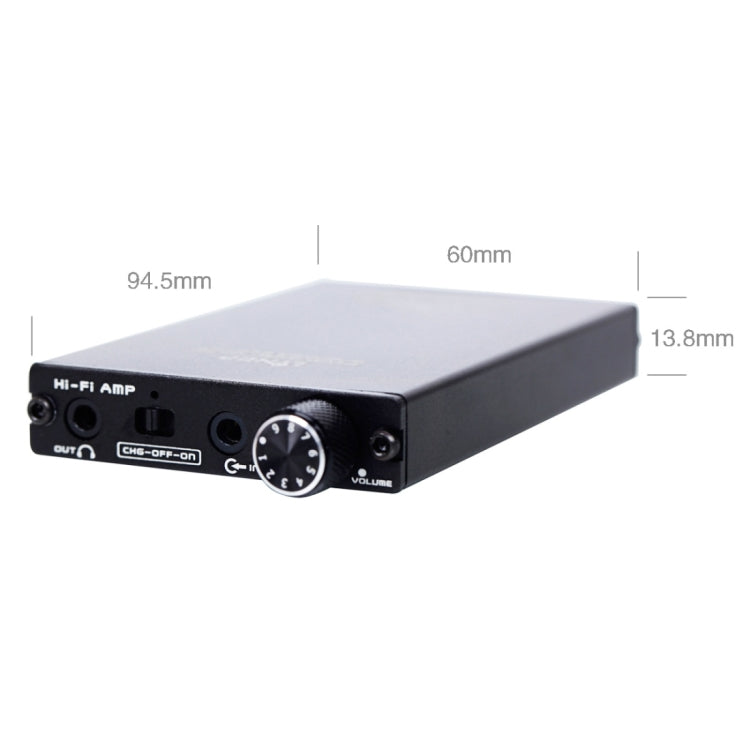 A935 Portable Headphone Amplifier Stereo Speaker Headset Amplifier, Support Power Bank, A935