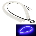 2 PCS 12V Car Daytime Running Lights Soft Article Lamp, Blue Light, Length: 30cm, 30cm