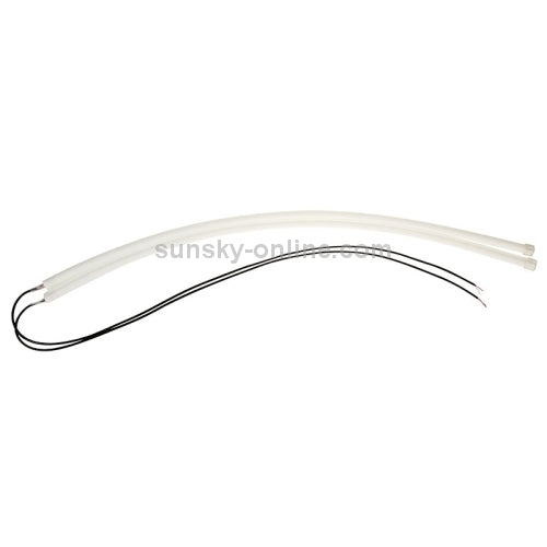 2 PCS 12V Car Daytime Running Lights Soft Article Lamp, Blue Light, Length: 30cm, 30cm