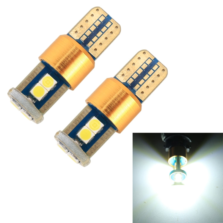 2 PCS T10 / W5W / 168 / 194 DC12V / 1.6W / 6000K / 130LM 6LEDs SMD-3030 Car Clearance Light, 6LEDs SMD-3030