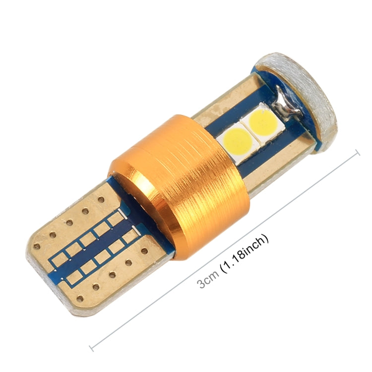 2 PCS T10 / W5W / 168 / 194 DC12V / 1.6W / 6000K / 130LM 6LEDs SMD-3030 Car Clearance Light, 6LEDs SMD-3030