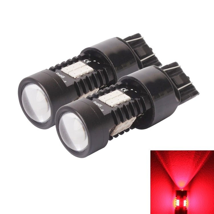2 PCS 7443-T20-2835 10.5W 21 LEDs LED Car Brake Light DC 12~24V, 7443