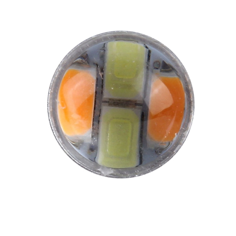 2 PCS T25/3157 10W 1000 LM 6000K White + Yellow Light Turn Signal Light with 20 SMD-5730-LED Lamps And Len. DC 12-24V, T25 with 20 SMD-5730-LED Lamps