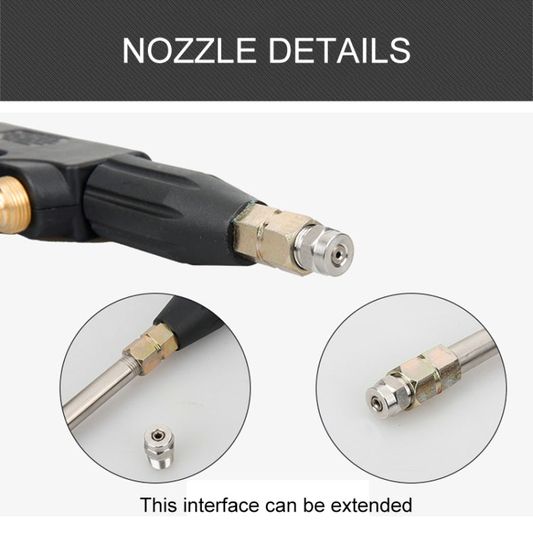 High Temperature High Pressure Large Hole Nozzle Water Gun for Steam Car Washer, Spray Nozzle Sector: 1.5, Spray Nozzle Sector: 1.5