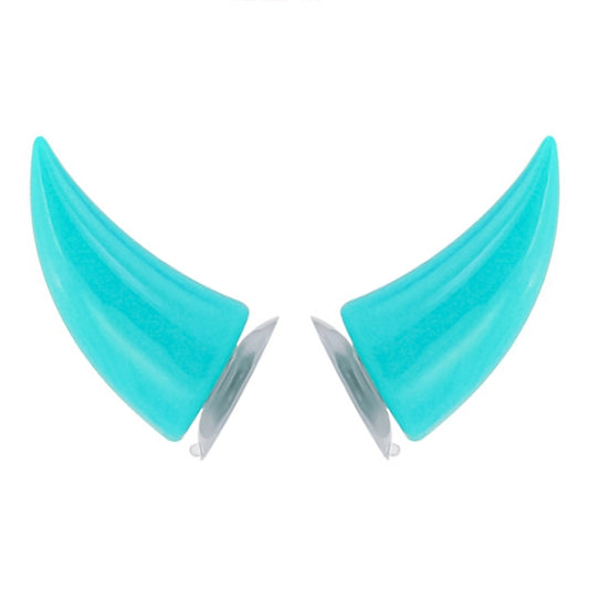 2 PCS Motorcycle Helmet Devil Decoration Motorbike Helmet Suction Cups Horns Decoration Headwear Sucker