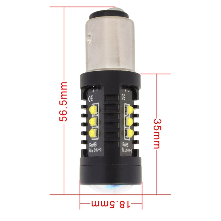 2 PCS MZ 10W 1080LM 5500K 1157 12 XB-D LED Car Brake Lights BAY15D Reverse Lamps Car Tail Parking Light Auto Turn Signals, DC 12-24V, 1157