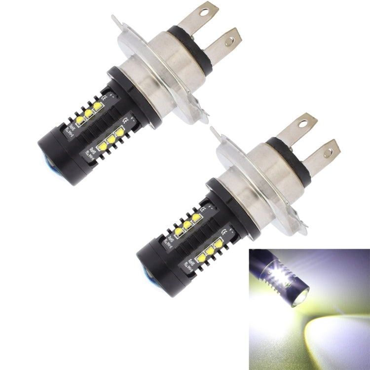 2 PCS MZ 10W 1080 LM 5500K H4 12 XB-D LED Car Headlights Driving Lamps, DC 12-24V, H4 10W