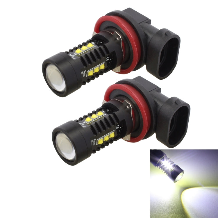 2 PCS MZ 10W 1080 LM 5500K H8/H11 12 XB-D LED Car Front Fog Lights Car Car Fog Light Auto Daytime Running Lights, DC 12-24V, H8/H11