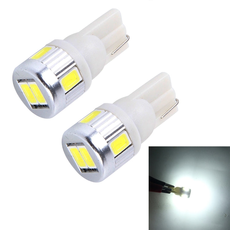 2PCS T10 3W SMD 5630 6 LED Car Clearance Lights Lamp, DC 12V, 5630-6smd LED