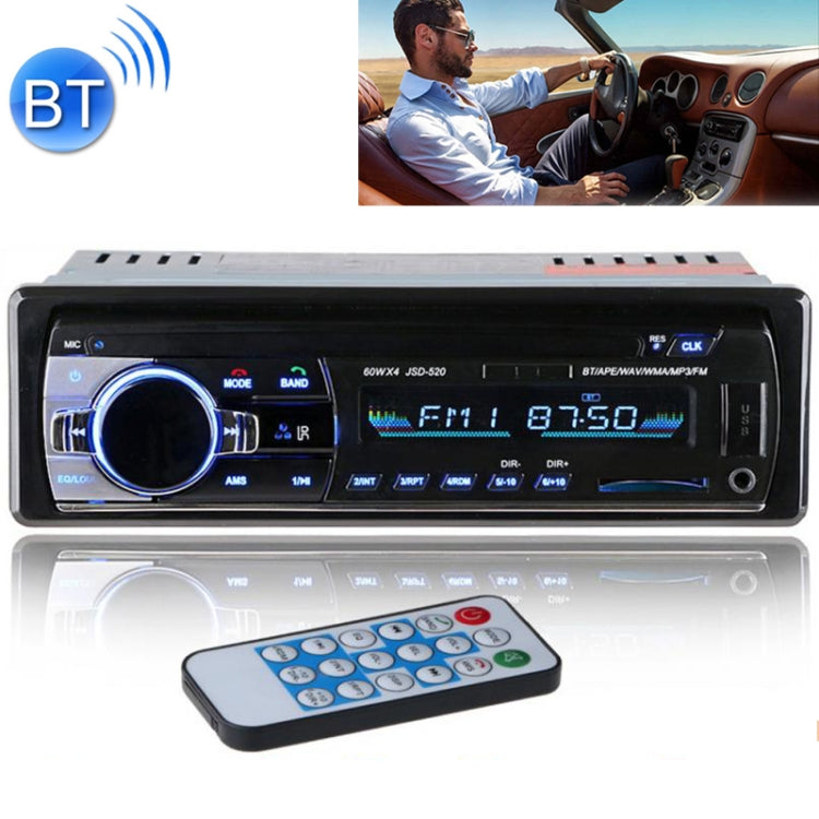 JSD-520 Car Stereo Radio MP3 Audio Player Support Bluetooth Hand-free Calling / FM / USB / SD, Ordinary Version, JSD-520, Ordinary Version