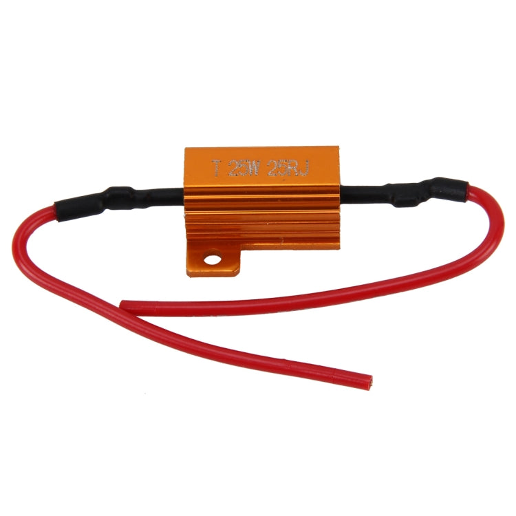 2 PCS Car Canbus Error Canceller Decoder Load Resistor LED 25W 25 Ohm No Blinking Decoder, 25W 25 Ohm