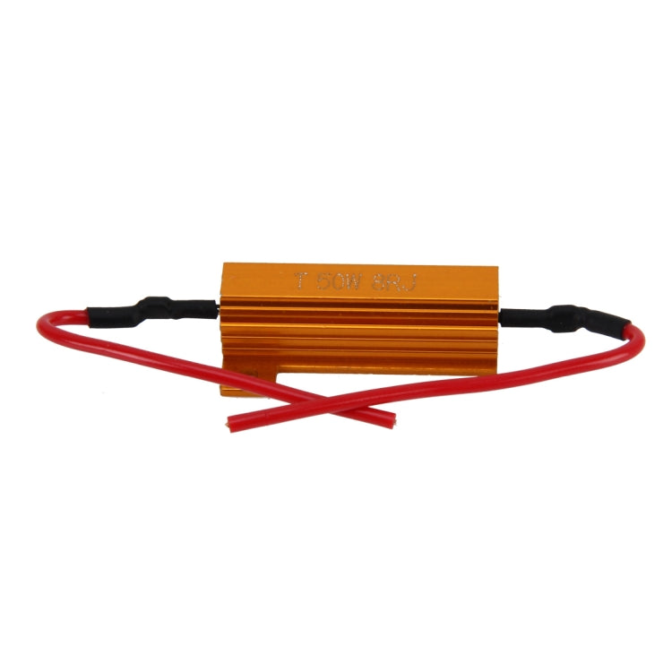 2 PCS Car Canbus Error Canceller Decoder Load Resistor LED 50W 8 Ohm No Blinking Decoder, 50W 8 Ohm