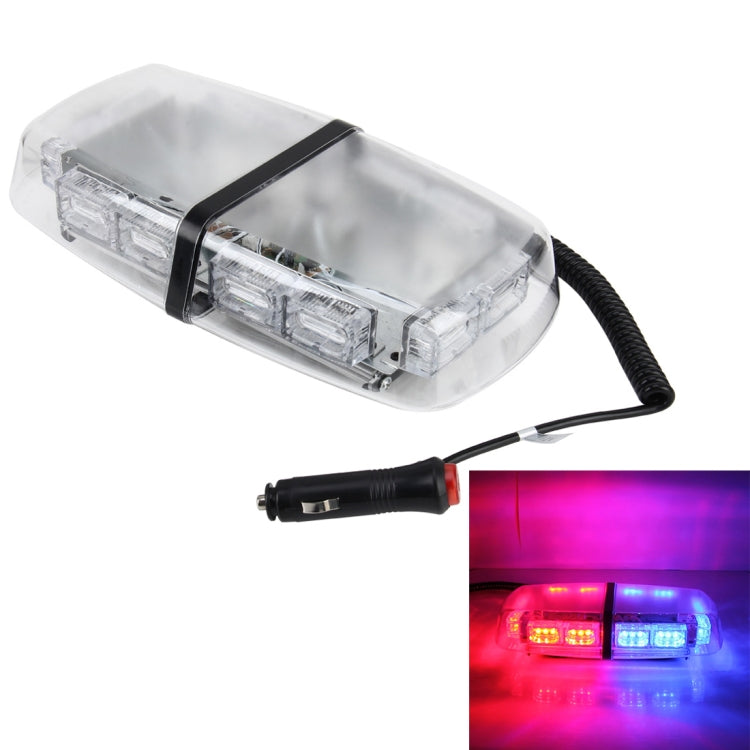 HB-806C 30W 30 LED Vehicle Roof Top Emergency Hazard Warning Strobe Light,DC 12V , Wire Length: 70cm, HB-806C Yellow and Blue Light, HB-806C Red and Blue Light