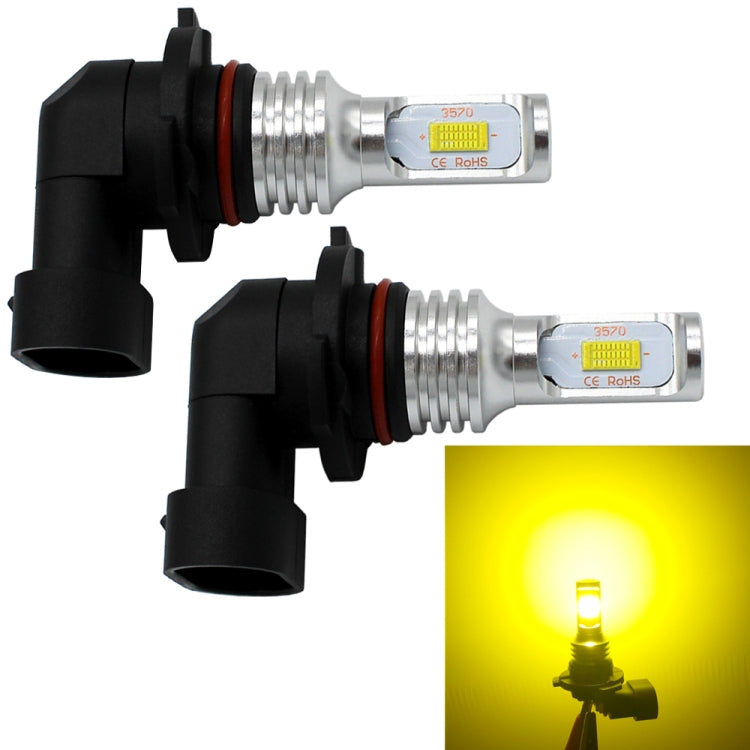 2 PCS 9006 HB4 72W 1000LM 6000-6500K Super Bright White Light Car Fog LED Bulbs, DC 12-24V, 9006 HB4, 9006/HB4