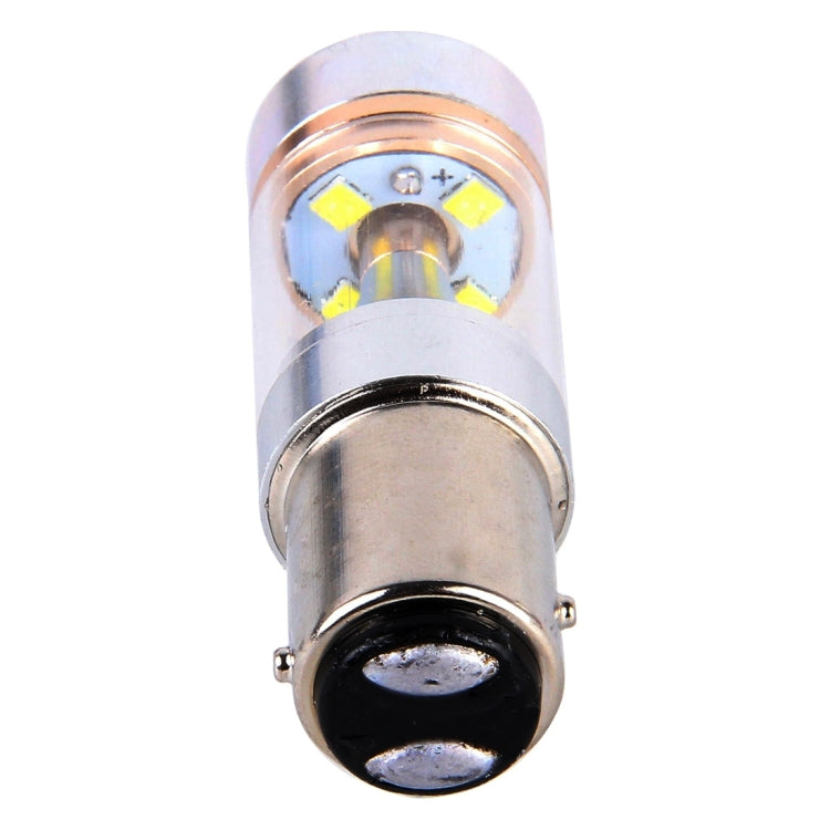 2 PCS 1157/BAY15D 30W 350 LM 6000K White Light 6 LED CREE Canbus Car Brake Light Bulb, DC 12V, 1157