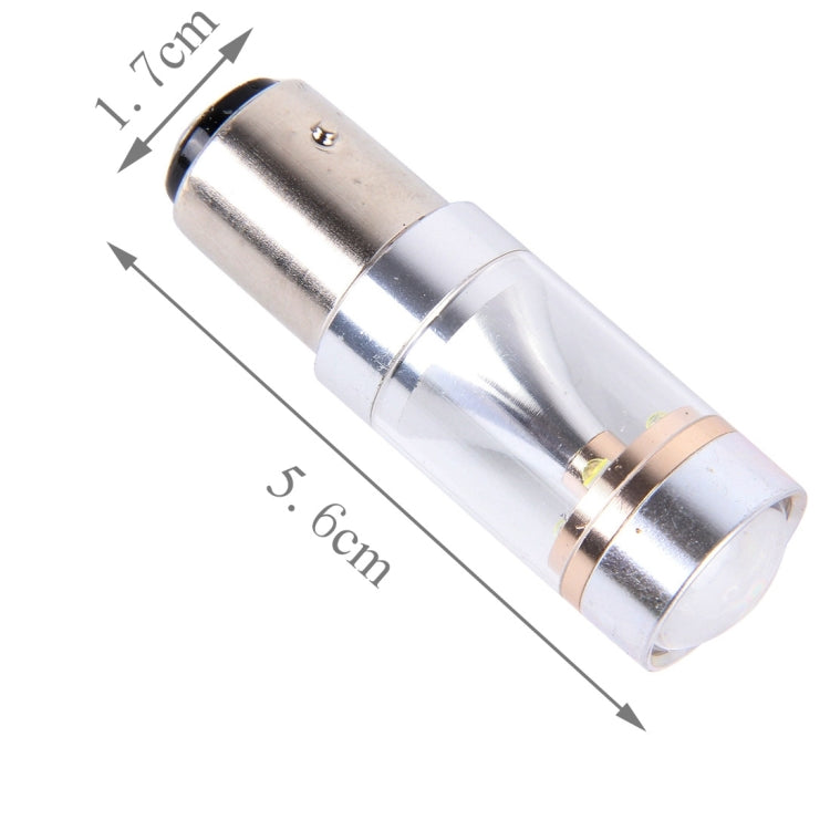 2 PCS 1157/BAY15D 30W 350 LM 6000K White Light 6 LED CREE Canbus Car Brake Light Bulb, DC 12V, 1157