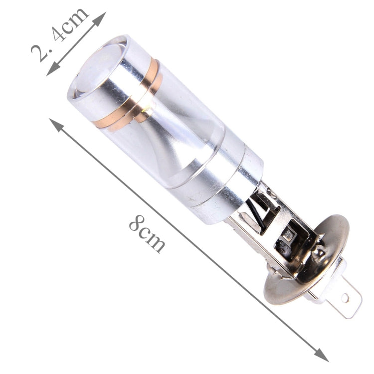 2 PCS H1 30W 350 LM 6000K White Light CREE 6 LED Car Fog Light Bulb, DC 12V, H1