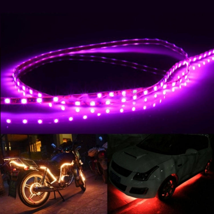 5 PCS 45 LED 3528 SMD Waterproof Flexible Car Strip Light for Car Decoration, DC 12V, Length: 90cm, 90cm+green, 90cm+ice blue, 90cm+blue, 90cm+red, 90cm+white, 90cm+yellow, 90cm+pink