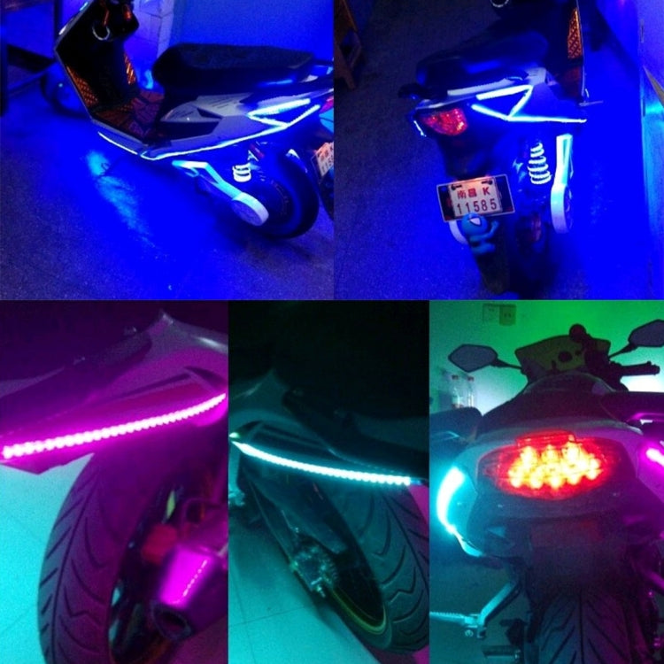 5 PCS 45 LED 3528 SMD Waterproof Flexible Car Strip Light for Car Decoration, DC 12V, Length: 90cm, 90cm+green, 90cm+ice blue, 90cm+blue, 90cm+red, 90cm+white, 90cm+yellow, 90cm+pink