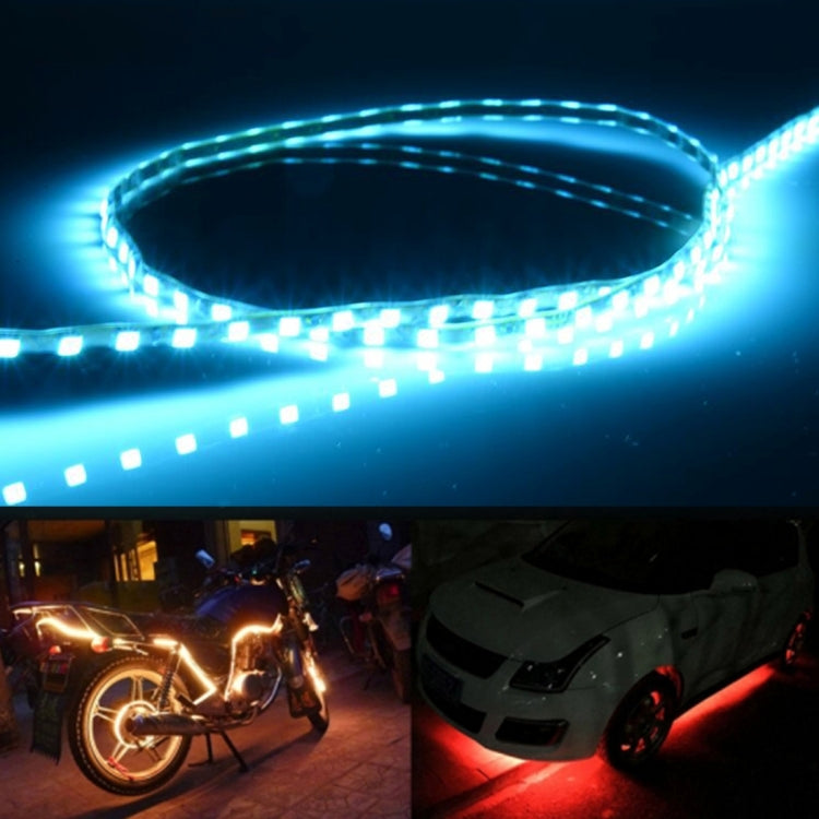 5 PCS 45 LED 3528 SMD Waterproof Flexible Car Strip Light for Car Decoration, DC 12V, Length: 90cm, 90cm+green, 90cm+ice blue, 90cm+blue, 90cm+red, 90cm+white, 90cm+yellow, 90cm+pink