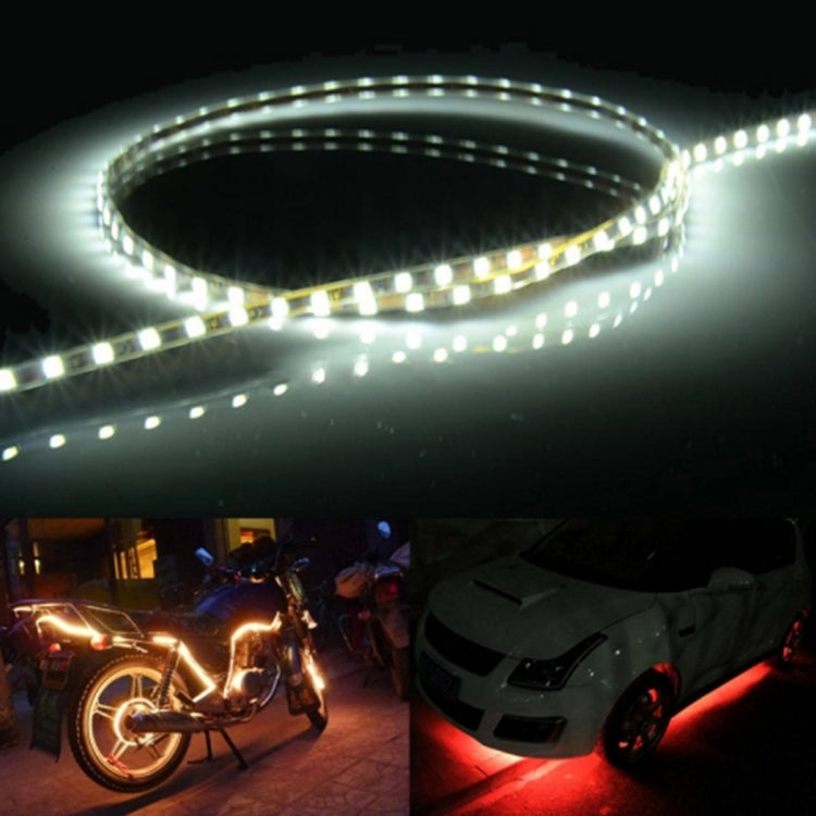 5 PCS 45 LED 3528 SMD Waterproof Flexible Car Strip Light for Car Decoration, DC 12V, Length: 90cm, 90cm+green, 90cm+ice blue, 90cm+blue, 90cm+red, 90cm+white, 90cm+yellow, 90cm+pink