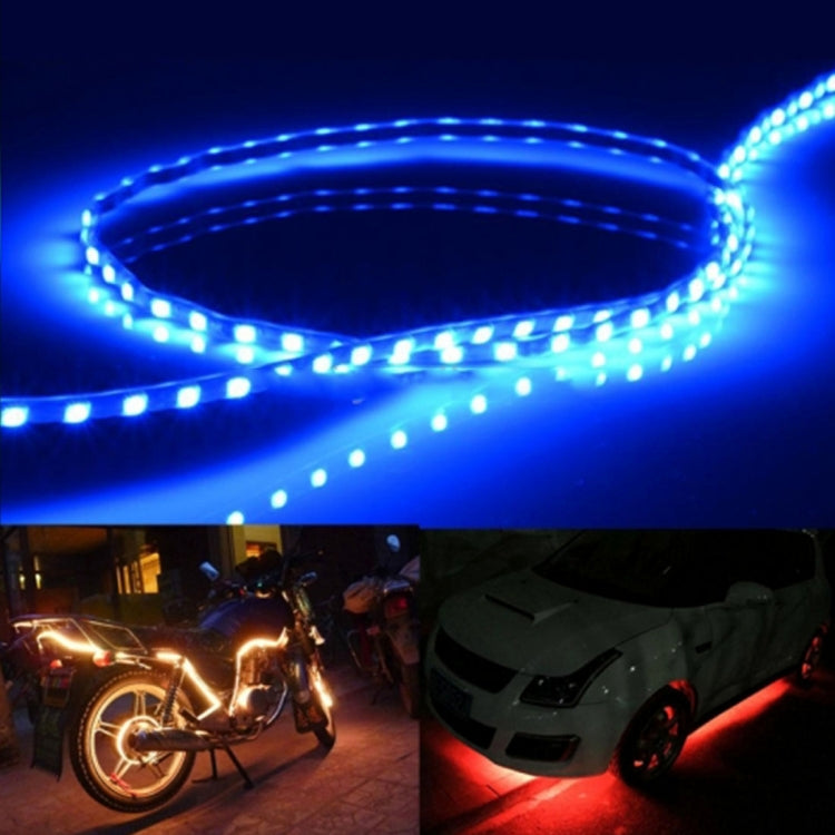 5 PCS Flow Style 45 LED 3528 SMD Waterproof Flexible Car Strip Light for Car Decoration, DC 12V, Length: 90cm, 90cm Green, 90cm Ice blue, 90cm Red, 90cm White, 90cm Yellow, 90cm Blue, 90cm Pink