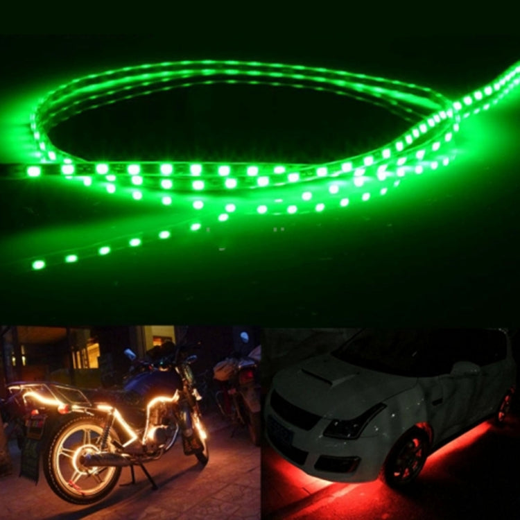 5 PCS Flow Style 45 LED 3528 SMD Waterproof Flexible Car Strip Light for Car Decoration, DC 12V, Length: 90cm, 90cm Green, 90cm Ice blue, 90cm Red, 90cm White, 90cm Yellow, 90cm Blue, 90cm Pink