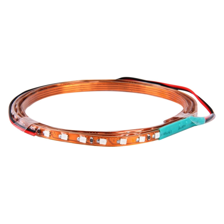 5 PCS Flow Style 45 LED 3528 SMD Waterproof Flexible Car Strip Light for Car Decoration, DC 12V, Length: 90cm, 90cm Green, 90cm Ice blue, 90cm Red, 90cm White, 90cm Yellow, 90cm Blue, 90cm Pink