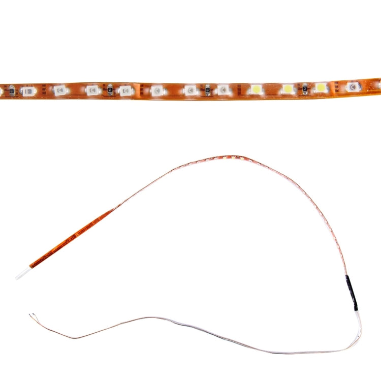 5 PCS Flow Style 45 LED 3528 SMD Waterproof Flexible Car Strip Light for Car Decoration, DC 12V, Length: 90cm, 90cm Green, 90cm Ice blue, 90cm Red, 90cm White, 90cm Yellow, 90cm Blue, 90cm Pink