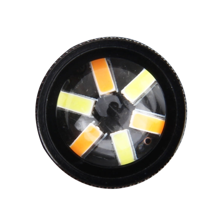 2 PCS 7440 5W 450LM 60LEDs DC 12V SMD-4014 Car Auto Brake Light Turn Signal Lights Car Source Set(White Light+Yellow Light), Cable Length: 40cm, 7440
