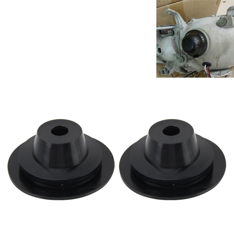 2 PCS Universal Car LED Headlight HID Xenon Lamp Silicone Dust Cover Seal Caps LED Headlight Seal Dust Seal Cover Dust Cover for H1 H3 H7 H11 / H8 9005 / 9006, For H1 H3 H7 H11 / H8 9005 / 9006