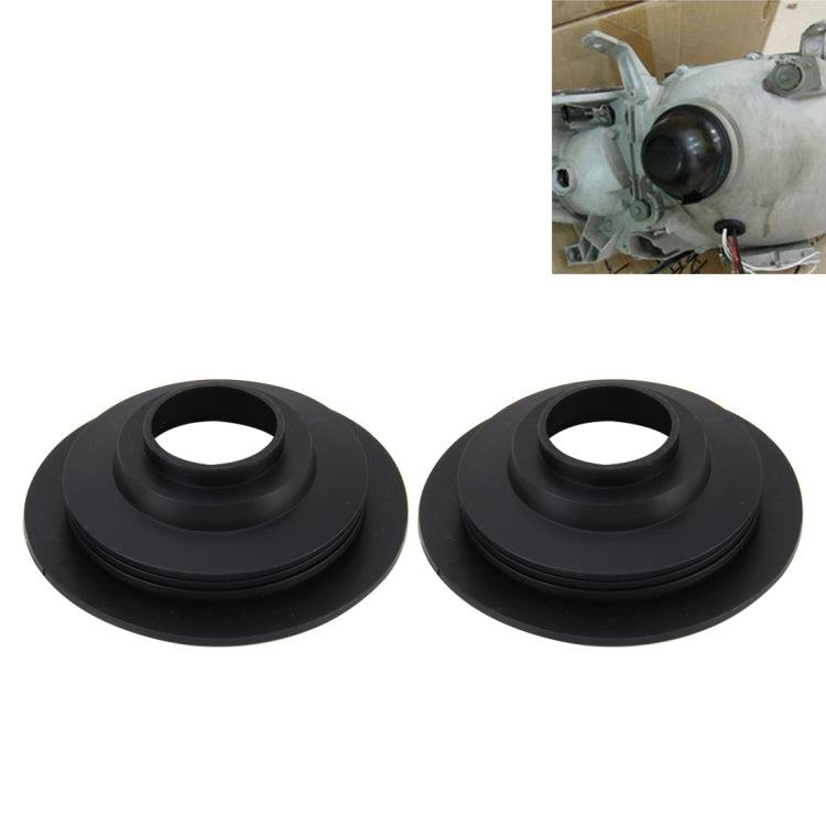 2 PCS Universal Car LED Headlight HID Xenon Lamp Silicone Dust Cover Seal Caps LED Headlight Seal Dust Seal Cover Dust Cover for H4 H13 9004 9007, For H4 H13 9004 9007
