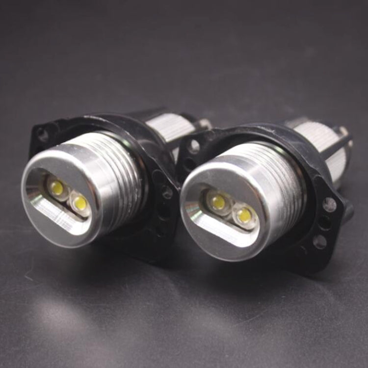 2 PCS DC 12-24V 6W 800LM 2-LED Car Angel Eyes Light Bulb for BMW E90/E91, (White Light), E90/E91-6W