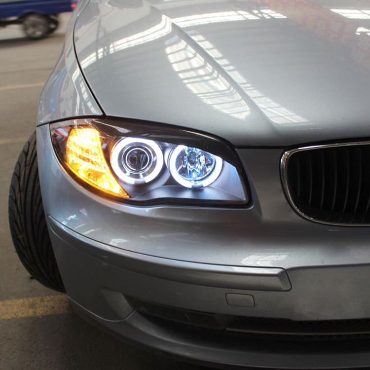 2 PCS DC 12-24V 6W 800LM 2-LED Car Angel Eyes Light Bulb for BMW E90/E91, (White Light), E90/E91-6W