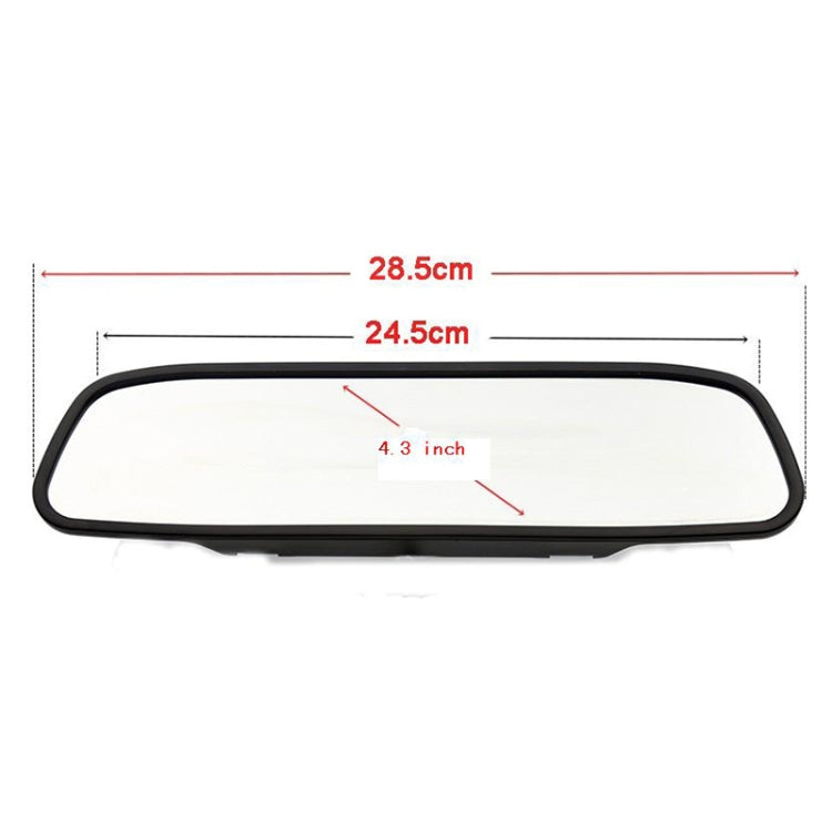 PZ-705 4.3 inch TFT LCD Car Rear View Mirror Monitor for Car Rearview Parking Video Systems, PZ-705