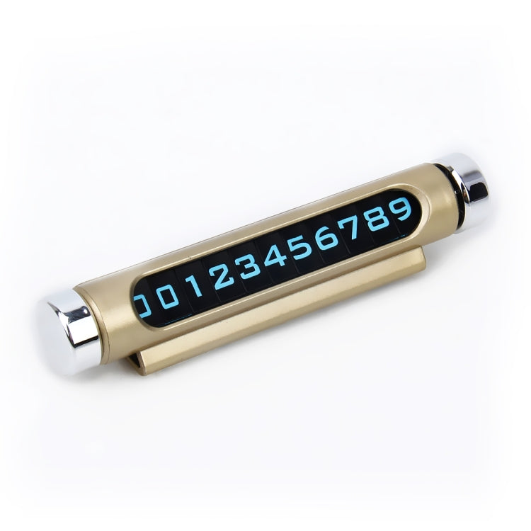 Hidden Rotatable Magnetic Phone Number Card Plate Temporary Parking Car Sticker, Hidden Rotatable Parking Car Sticker