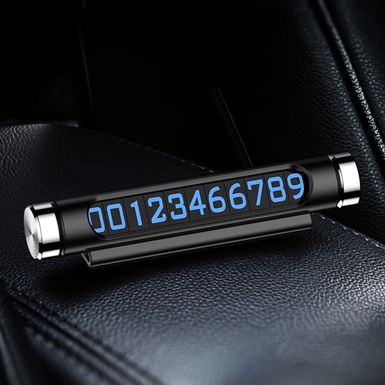 Hidden Rotatable Magnetic Phone Number Card Plate Temporary Parking Car Sticker, Hidden Rotatable Parking Car Sticker