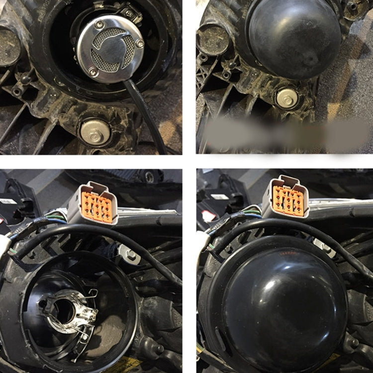 2 PCS Universal Headlight Soft Rubber Dust Cover, Suitable for 50-70cm Inner Diameter, For 50-70cm Inner Diameter