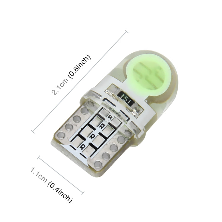 10 PCS T10 W5W DC 12V 1W 60LM Car Clearance Lights LED Marker Lamps with Decoder, Blue Light, White Light