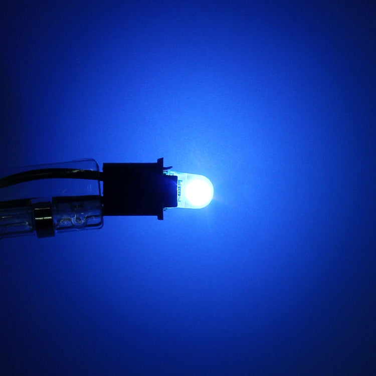 10 PCS T10 W5W DC 12V 1W 60LM Car Clearance Lights LED Marker Lamps with Decoder, Blue Light, White Light