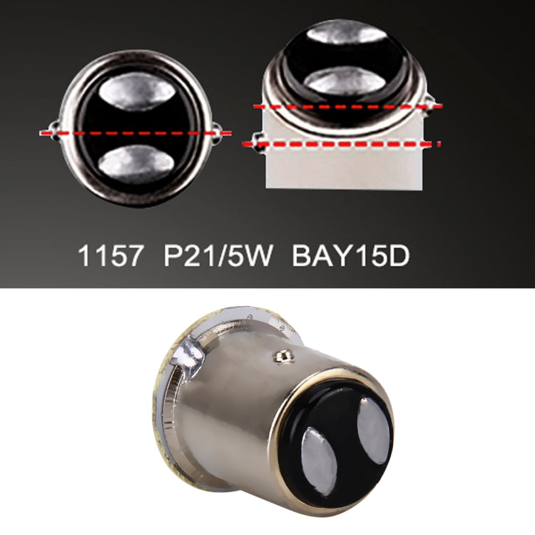 10 PCS Car Auto 1.2W 1157 BAY15D 22-LED Bulbs Brake Light, 1157 Red Light, 1157 Yellow Light