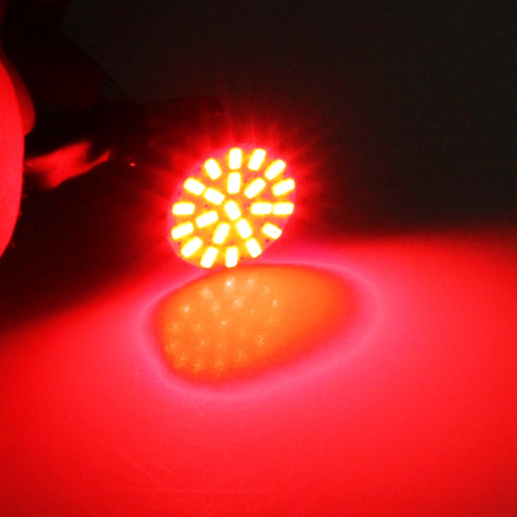 10 PCS T20/7443 Car Auto Lamp 1.2W 22-SMD 1206 LED Bulbs Brake Light, T20/7443 Red Light, T20/7443 Yellow Light