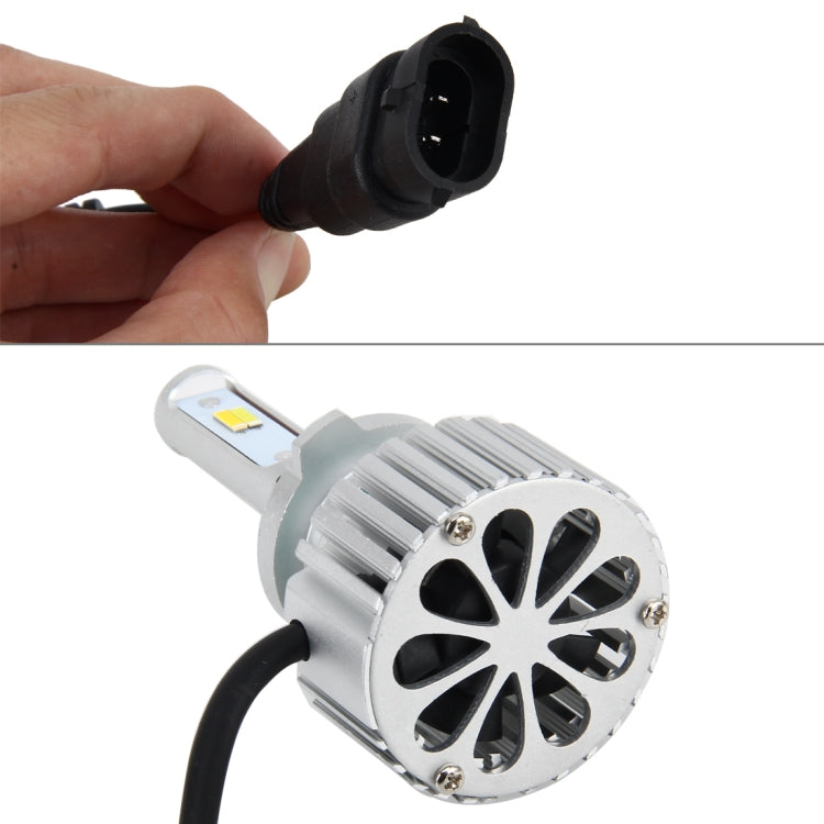 2 PCS 9012 26W 2250LM Car Headlight  LED Auto Light Built-in CANBUS Function (White Light, Yellow Light, Warm White Light), DC 9-16V, 9012