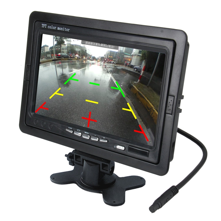 7 inch TFT LCD Color Monitor Pillow TFT LCD Full Color Display Monitor with Remote Control Available for VCD / DVD / GPS / CAMERA, 7 inch