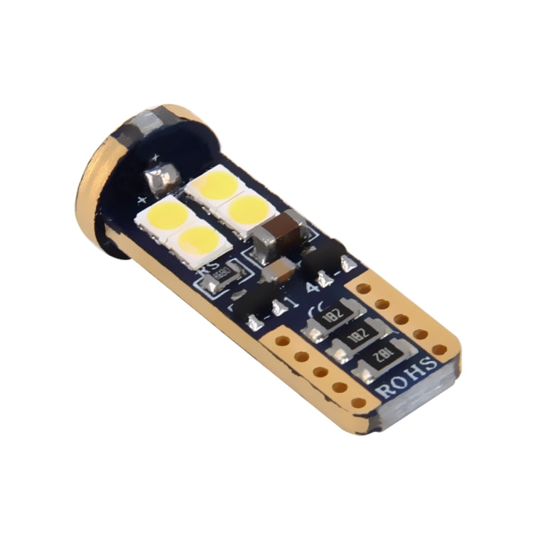 2 PCS T10/W5W/194/501 4W 280LM 6000K 12 SMD-2835 LED Bulbs Car Reading Lamp Clearance Light with Decoder, DC 12V, 2 PCS T10/W5W/194/501