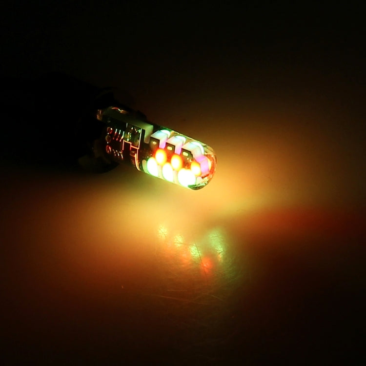 2 PCS W5W 194 T10 Multi Colors COB 12 SMD RGB LED Bulbs with Remote Control Wedge Side Lights License Plate Lamp, DC 12V, 2 PCS W5W 194 T10